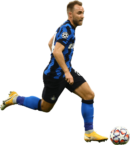 Christian Eriksen football render