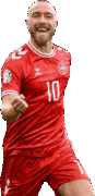 Christian Eriksen football render
