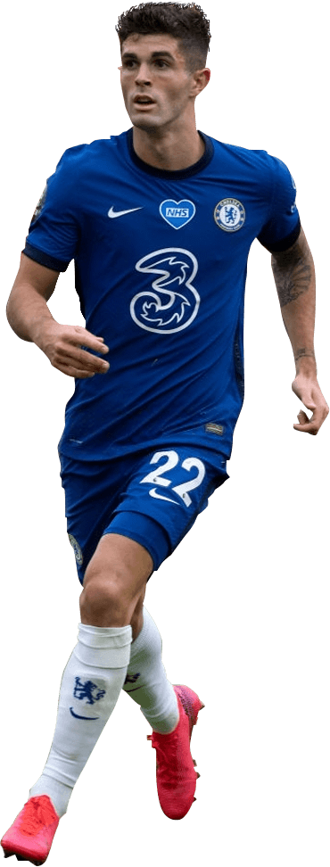 Christian Pulisic football render - 69751 - FootyRenders