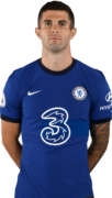 Christian Pulisic football render