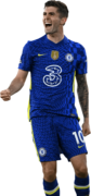 Christian Pulisic football render