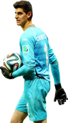 Thibaut Courtois football render