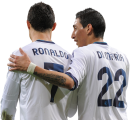 Angel Di Maria & Cristiano Ronaldo football render