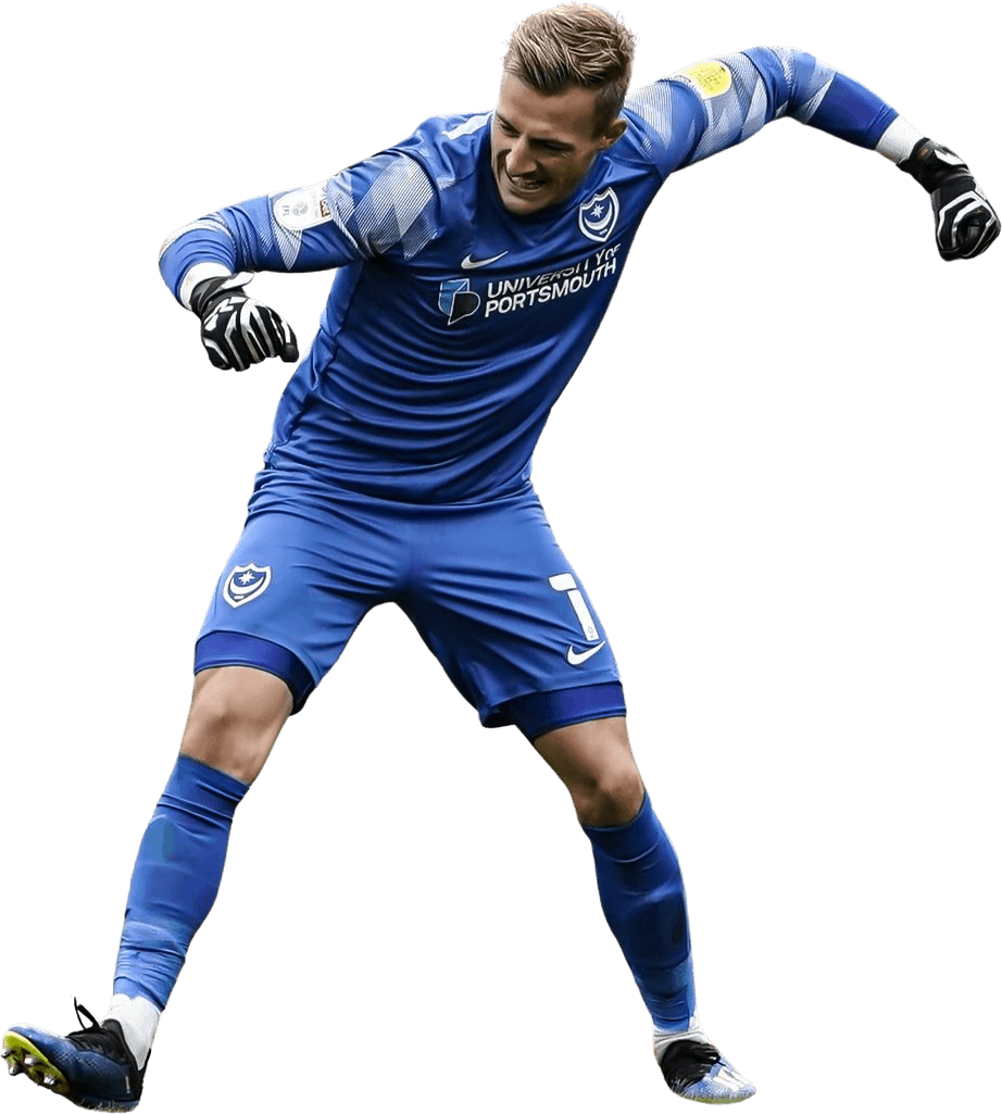 Craig MacGillivray Portsmouth football render - FootyRenders