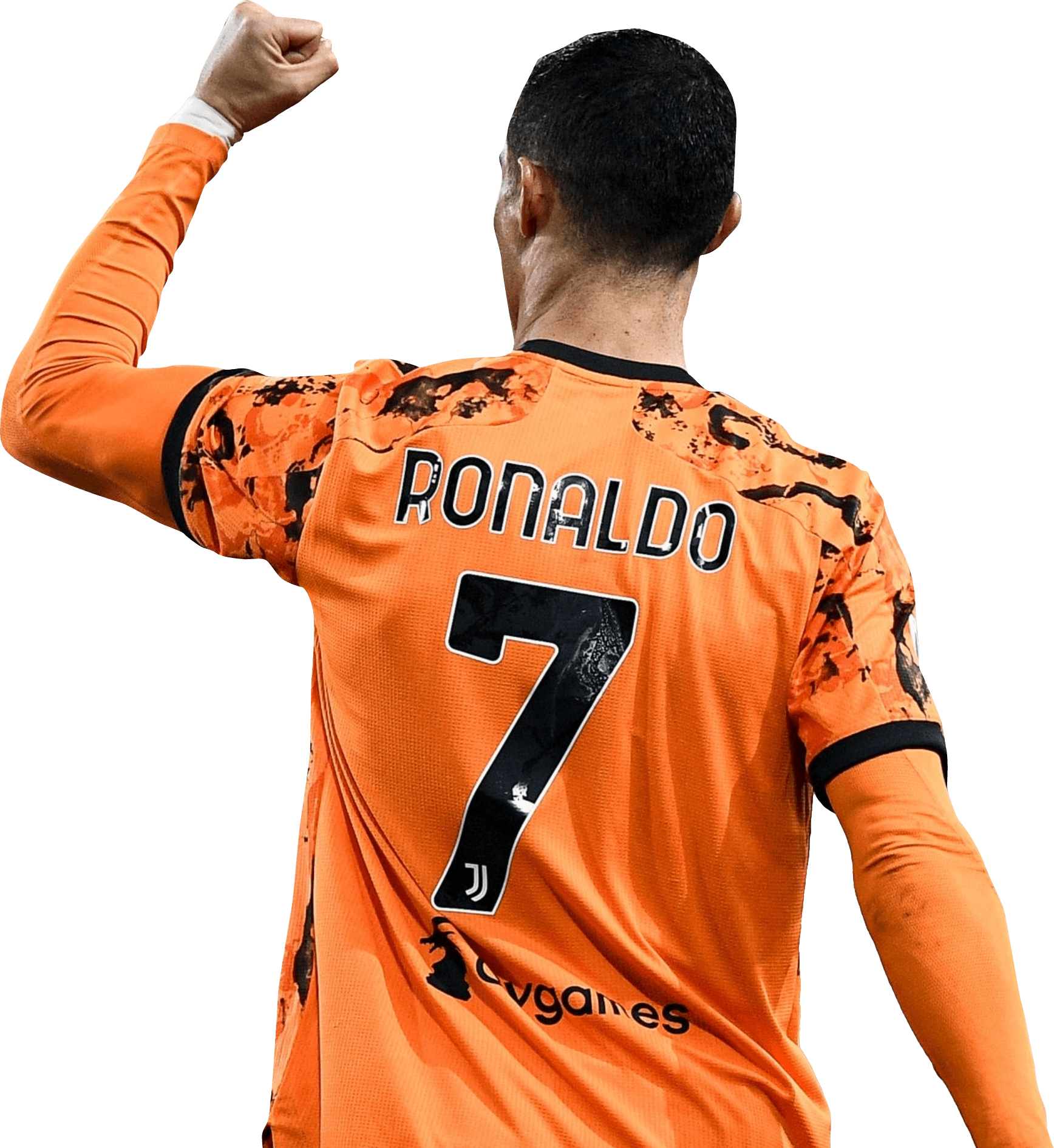 cristiano ronaldo orange juventus jersey