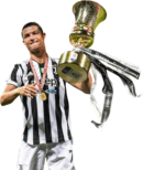 Cristiano Ronaldo football render