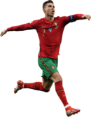 Cristiano Ronaldo football render