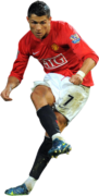 Cristiano Ronaldo football render