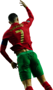 Cristiano Ronaldo football render