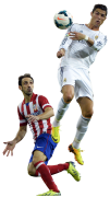 Juanfran & Cristiano Ronaldo football render