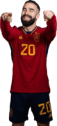 Dani Carvajal football render