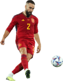 Dani Carvajal football render