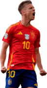 Dani Olmo football render