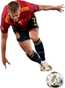 Dani Olmo football render