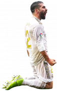 Dani Carvajal football render