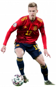 Dani Olmo football render