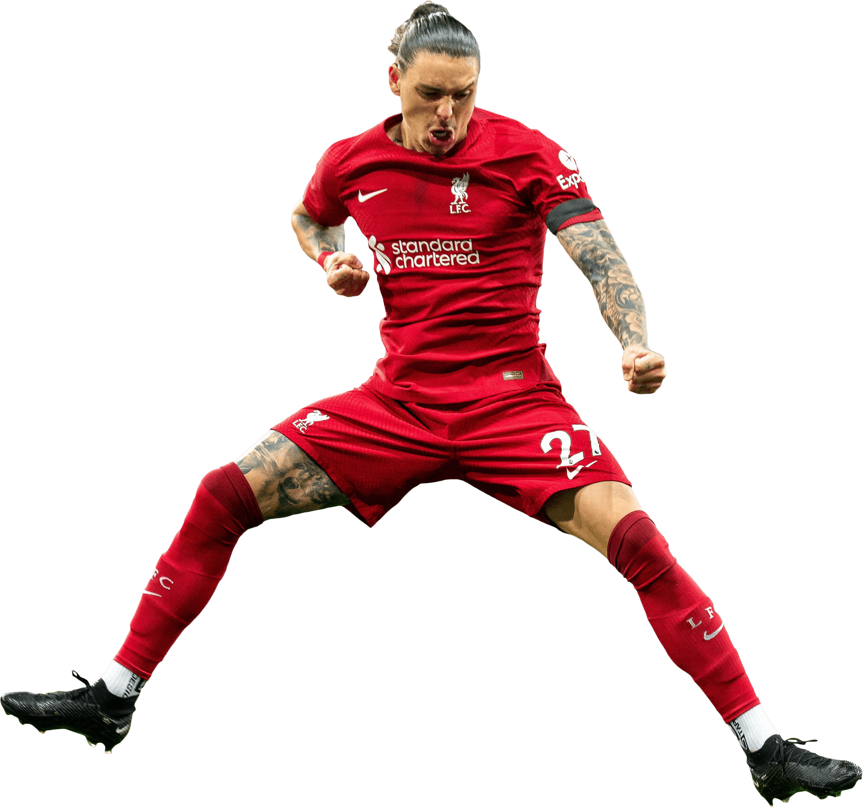 Darwin Núñez Liverpool football render - FootyRenders
