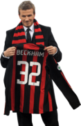 David Beckham football render