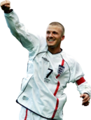 David Beckham football render