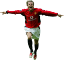 David Beckham football render