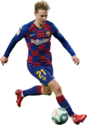 Frenkie de Jong football render