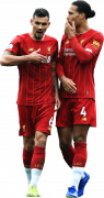 Dejan Lovren & Virgil van Dijk football render