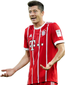 Robert Lewandowski football render