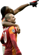 Didier Drogba & Wesley Sneijder football render