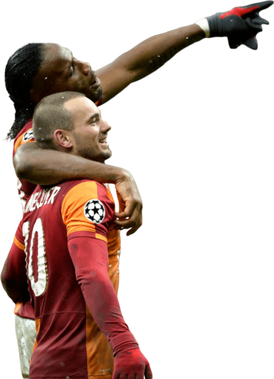 Didier Drogba & Wesley Sneijder