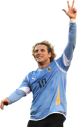 Diego Forlan football render