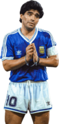 Diego Maradona football render