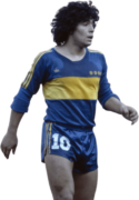 Diego Maradona football render