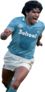 Diego Maradona football render