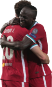 Diogo Jota & Sadio Mané football render