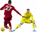 Divock Origi & Jordan Pickford football render