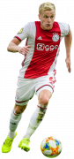 Donny van de Beek football render