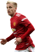 Donny van de Beek football render