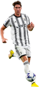 Dusan Vlahovic football render