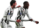 Dusan Vlahovic & Denis Zakaria football render