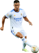 Eden Hazard football render