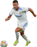 Eden Hazard football render