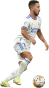 Eden Hazard football render