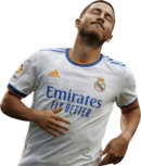 Eden Hazard football render