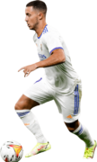 Eden Hazard football render