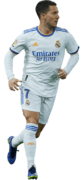 Eden Hazard football render