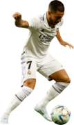 Eden Hazard football render