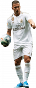 Eden Hazard football render