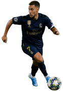 Eden Hazard football render