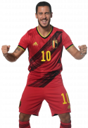 Eden Hazard football render