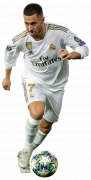 Eden Hazard football render